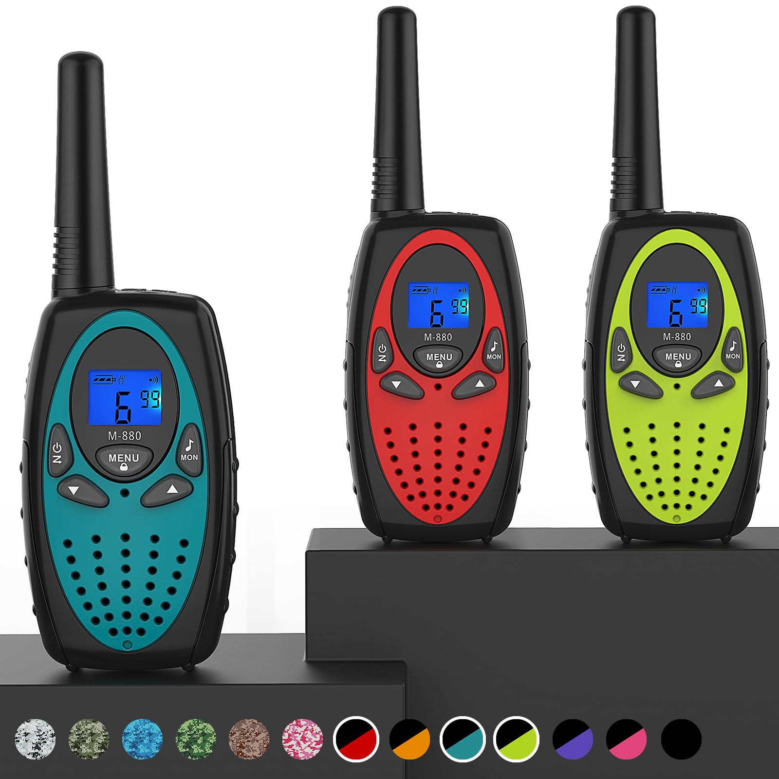 Amazon.com: Topsung Walkie Talkies Long Range, M880 FRS Two